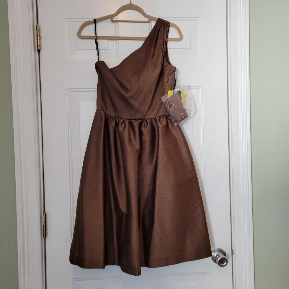 Alfred Sung One Shoulder Cocktail Dress